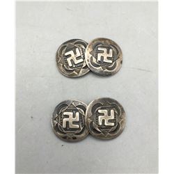 Whirling Log Cuff Links