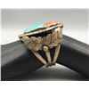 Image 7 : Vintage Turquoise and Coral Bracelet