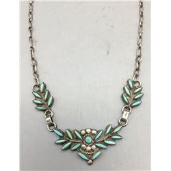 Vintage Zuni Needle Point Necklace