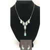 Image 3 : Zuni Turquoise Channel Inlay Necklace Set