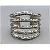 Image 1 : Vintage Five Row Triangle Wire Bracelet