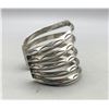 Image 2 : Vintage Five Row Triangle Wire Bracelet