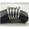 Image 7 : Vintage Five Row Triangle Wire Bracelet