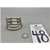Image 8 : Vintage Five Row Triangle Wire Bracelet