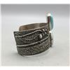 Image 2 : A Unique Vintage Two Stone Turquoise Bracelet