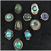 Image 1 : Group of Ten Vintage Rings
