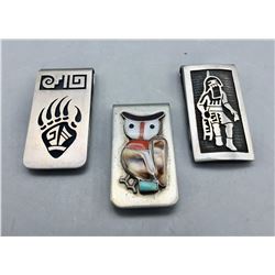 Three Money Clips