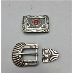 Two Belt Buckles