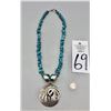 Image 10 : Turquoise and Sterling Silver Necklace