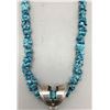 Image 6 : Turquoise and Sterling Silver Necklace