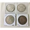 Image 1 : Four Morgan Silver Dollars