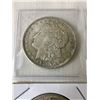 Image 2 : Four Morgan Silver Dollars
