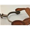 Image 10 : Single Mounted L and M Spurs with Straps