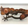Image 12 : Single Mounted L and M Spurs with Straps
