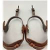 Image 15 : Single Mounted L and M Spurs with Straps