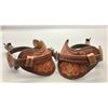 Image 7 : Single Mounted L and M Spurs with Straps