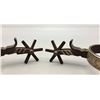 Image 9 : Single Mounted L and M Spurs with Straps