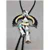 Image 7 : Johnathan Beyuka Zuni Inlay Bolo