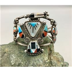 Zuni Inlay Thunderbird Bracelet