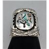 Image 1 : Large Zuni Inlay Bracelet by Quam