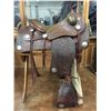 Image 10 : Fancy F.O. Baird Saddle With Tapaderos