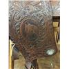 Image 3 : Fancy F.O. Baird Saddle With Tapaderos