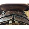 Image 6 : Fancy F.O. Baird Saddle With Tapaderos