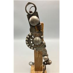 Fancy Halfbreed Silver Overlay Bit