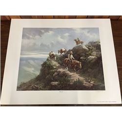 Signed Olaf Wieghorst Limited Edition Print