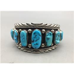 Nine Stone Vintage Turquoise Bracelet