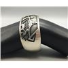 Image 8 : Hyson Craig Navajo Overlay Storyteller  Bracelet