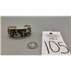 Image 9 : Hyson Craig Navajo Overlay Storyteller  Bracelet