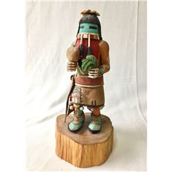Longhair Kachina by Lyle Lomayma