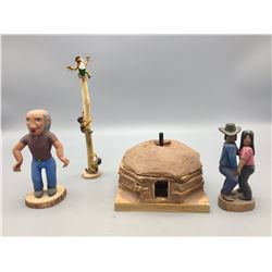 Group of Native Folk Art Pieces