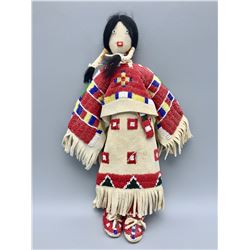 Hand Beaded Vintage Sioux Doll