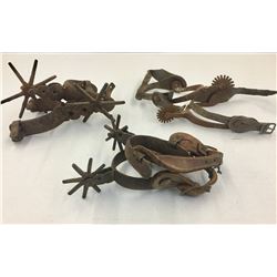 Three Pairs of Old Spurs