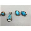 Image 3 : Group of Miscellaneous Turquoise and Sterling Silver Jewelry