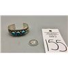 Image 9 : Three Stone Turquoise Bracelet
