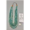 Image 8 : Great Old Three-Strand Turquoise Necklace