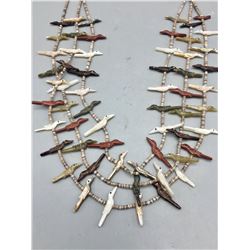 David Tsikewa Zuni Fetish Necklace