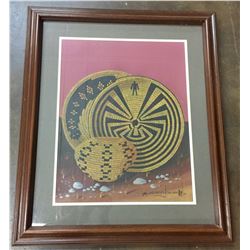 Micheal Chiago Painting Framed