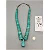 Image 8 : Stunning Turquoise Disc Bead Necklace