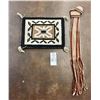 Image 10 : Small Size Two Grey Hills Textile and Sash