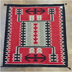 Ganado Storm Pattern Navajo Textile