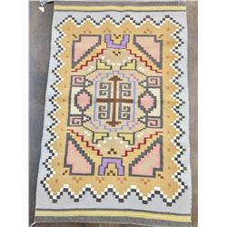 Busy Burntwater Navajo Textile