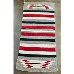 Vintage Navajo Double Saddle Blanket Textile