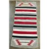 Image 1 : Vintage Navajo Double Saddle Blanket Textile