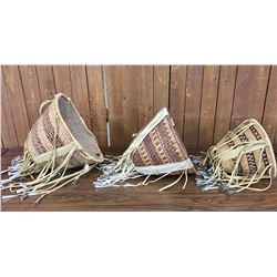 Group of Apache Burden Baskets