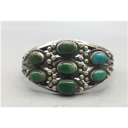 Vintage Seven Stone Turquoise Bracelet