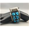 Image 8 : Vintage 16 Stone Turquoise Watch Bracelet